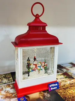 فانوس موزیکال آدم برفی ها، قرمز