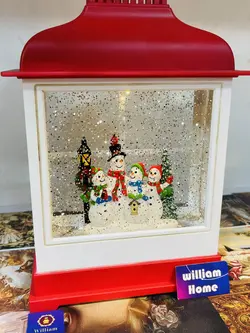 فانوس موزیکال آدم برفی ها، قرمز