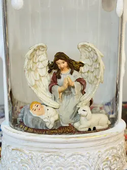 شمعدان کریسمس،فرشته و مسیح