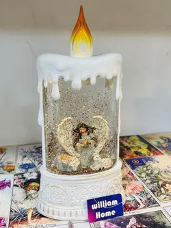 شمعدان کریسمس،فرشته و مسیح