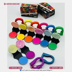 گچ مو رنگی سکه ای