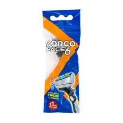تیغ دورکو ۶ لبه مدل DORCO Pace6 بسته 1 عددی