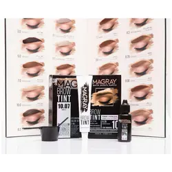 کیت رنگ ابرو حرفه ای ماگرای شماره 9.1 رنگ خاکستری خیلی روشن