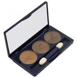 پالت سايه ابرو 3 رنگ لوسمنت شماره LB 01