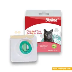 قلاده ضد کک و کنه گربه بایولاین حاوی روغن اکالیپتوس