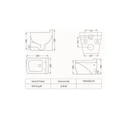 توالت فرنگی مروارید مدل والهنگ کاتیا - فروشگاه رها