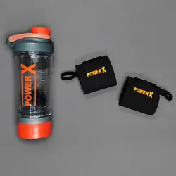 ست شیکر و مچ بند بدنسازی powerx