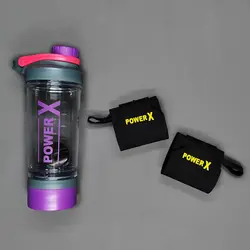 ست شیکر و مچ بند بدنسازی powerx