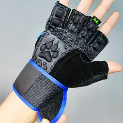 دستکش بدنسازی مردانه مچبنددار حرفه ای NO PAIN