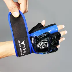دستکش بدنسازی مردانه مچبنددار حرفه ای NO PAIN