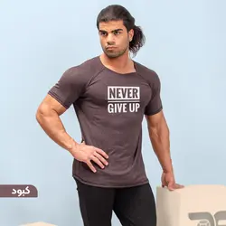 تیشرت مردانه | پسرانه | ورزشی | بدنسازی NEVER GIVE UP