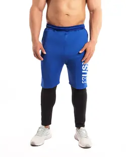 شلوارک لگ دار USN -