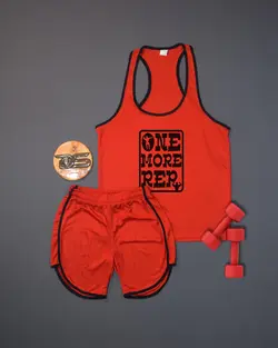 ست رکابی و شلوارک ONE MORE REP -