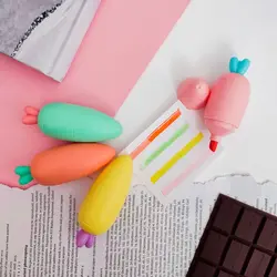 هایلایتر هویج پاستلی فانتزی 4 عددی | کاکتوسک