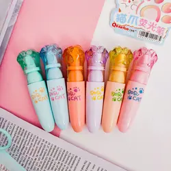 هایلایتر پنجه گربه فانتزی 6 عددی | کاکتوسک