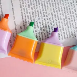 هایلایتر شکلاتی کوچک فانتزی 6 عددی | کاکتوسک