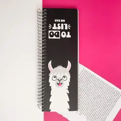 دفتر تودولیست (to do list) طرح لاما برند مستر راد | کاکتوسک