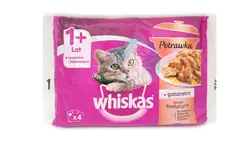 پوچ ویسکاس مالتی پک گوشت ۴ تایی (۴ تا ۱۰۰ گرمی) مخصوص بچه گربه ۲ تا ۱۲ ماه