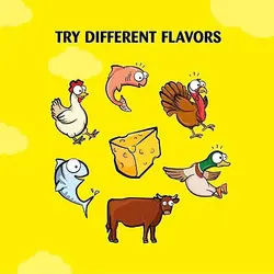 تشویقی گربه دریمیز مدل Cheese & Salmon وزن 60 گرم