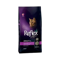 غذای خشک گربه رفلکس پلاس گورمت 15 کیلوگرم