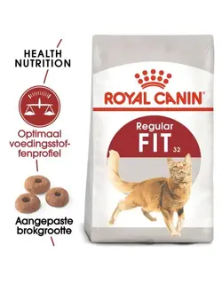 غذای خشک گربه رویال کنین مدل Fit وزن 400 گرم