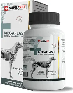 مایع تقویت کننده مفاصل و ماهیچه برای سگ MEGAFLASH  500 ML (مایع کمپلکس ویژه)