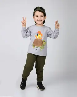 بلوز شلوار پسرانه لاک‌پشت و خرگوش - آرتا پوش