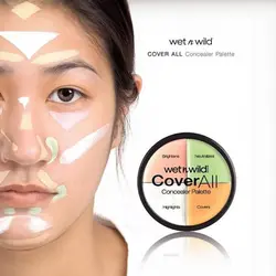 پالت کانسیلر و کالر کورکتور(اصلاح رنگ صورت) وت اند وایلد مدل {Cover All}