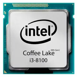 پردازنده Intel Coffee Lake Core i3-8100
