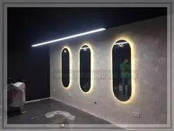 آیینه تاچ بیضی 80*40   کد  IS2021