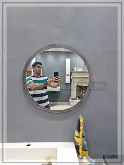 آیینه تاچ گرد 60   کد  IS2013