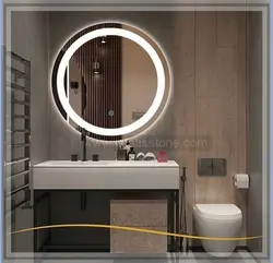 آیینه تاچ گرد 60   کد  IS2015