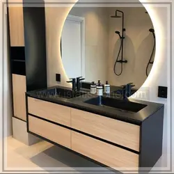 آیینه چسبیده گرد 80   کد  IS2024