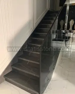 پله مرمریت مشکی لاشتر سوپر