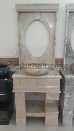 روشویی ال مرکب فول ست کرم