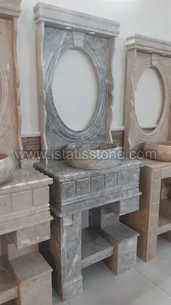 روشویی ال مرکب فول ست کرم
