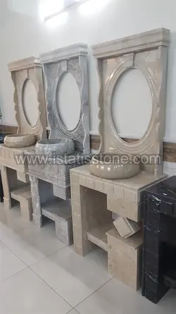 روشویی ال مرکب فول ست کرم