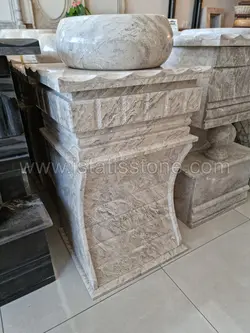 روشویی تک پایه دیپلمات مدل قوسدار