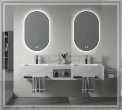 روشویی سرامیکی مدرن سفید دو کاسه فولست50*140