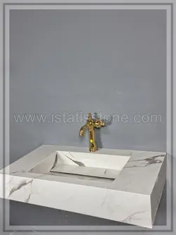 روشویی سرامیکی مدرن سفید 45*80