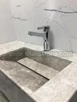 روشویی سنگی مدرن طوسی 40*60