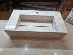روشویی سنگی مدرن طوسی 40*60