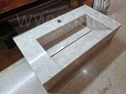 روشویی سنگی مدرن طوسی 40*60