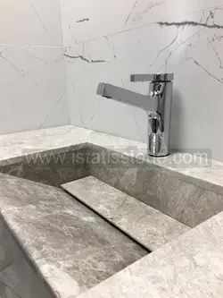 روشویی سنگی مدرن طوسی 40*60