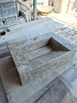 روشویی سنگی مدرن طوسی 40*60