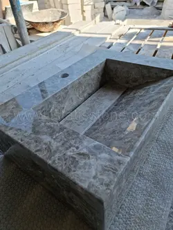 روشویی سنگی مدرن طوسی 40*60