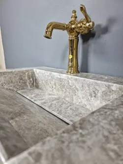 روشویی سنگی مدرن طوسی 40*70