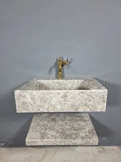روشویی سنگی مدرن طوسی 40*70