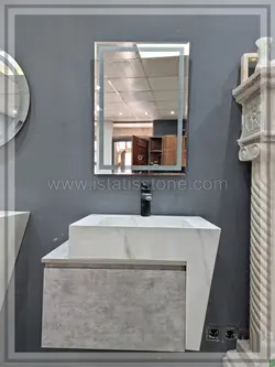 ست سرامیکی روشویی و کابین مدل امپریال