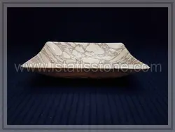 کاسه روشویی اسپایدر کرم طرح سینی